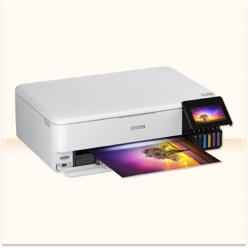 Epson® EcoTank® Photo ET-8550 Wireless All-In-One Color Printer