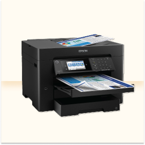 Epson® Pro WF-7840 Wireless Inkjet All-In-One Color Printer