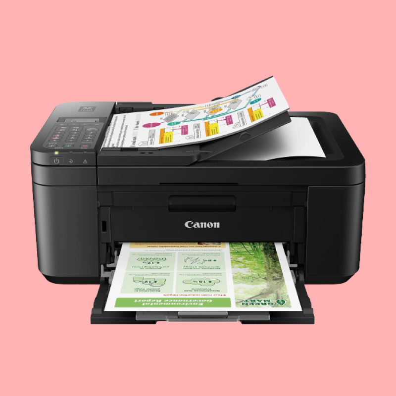Canon® PIXMA™ TR4720 Wireless Inkjet All-In-One Color Printer, Black